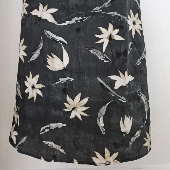 vintage 90s y2k floral grunge boho hippie neutral urban cottage midi maxi dress - Picture 4 of 7